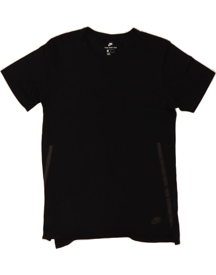 NIKE Mens T-Shirt Top Medium Black Polyester Vintage Nike and Second-Hand Nike from Messina Hembry 