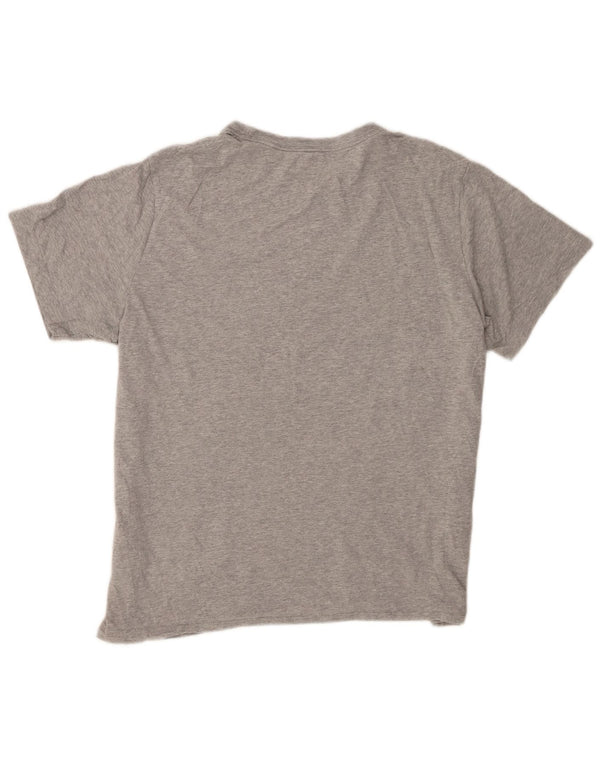 Camiseta Nike para hombre Top grande de algodón moteado gris