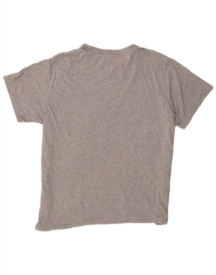 Camiseta Nike para hombre Top grande de algodón moteado gris
