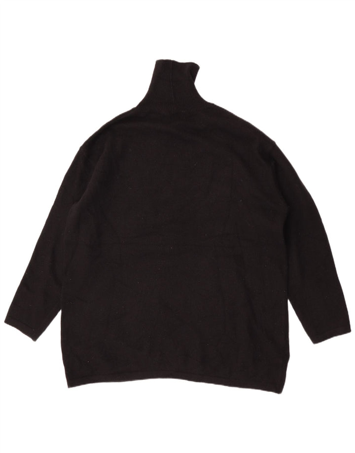 Iceberg Mujer Looney Tunes Roll Neck Jumper Sweater IT 46 Grande Lana Negra