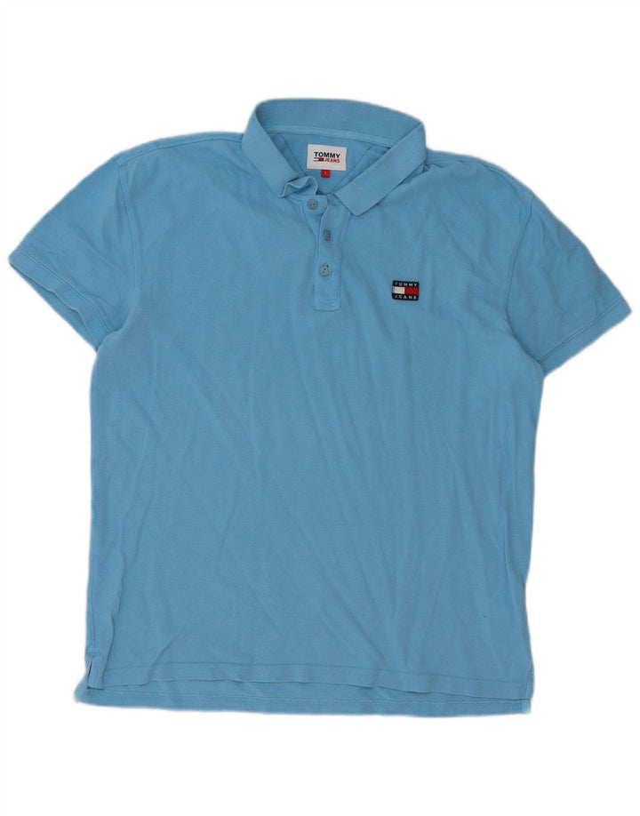 Polo Tommy Hilfiger para hombre de algodón azul grande