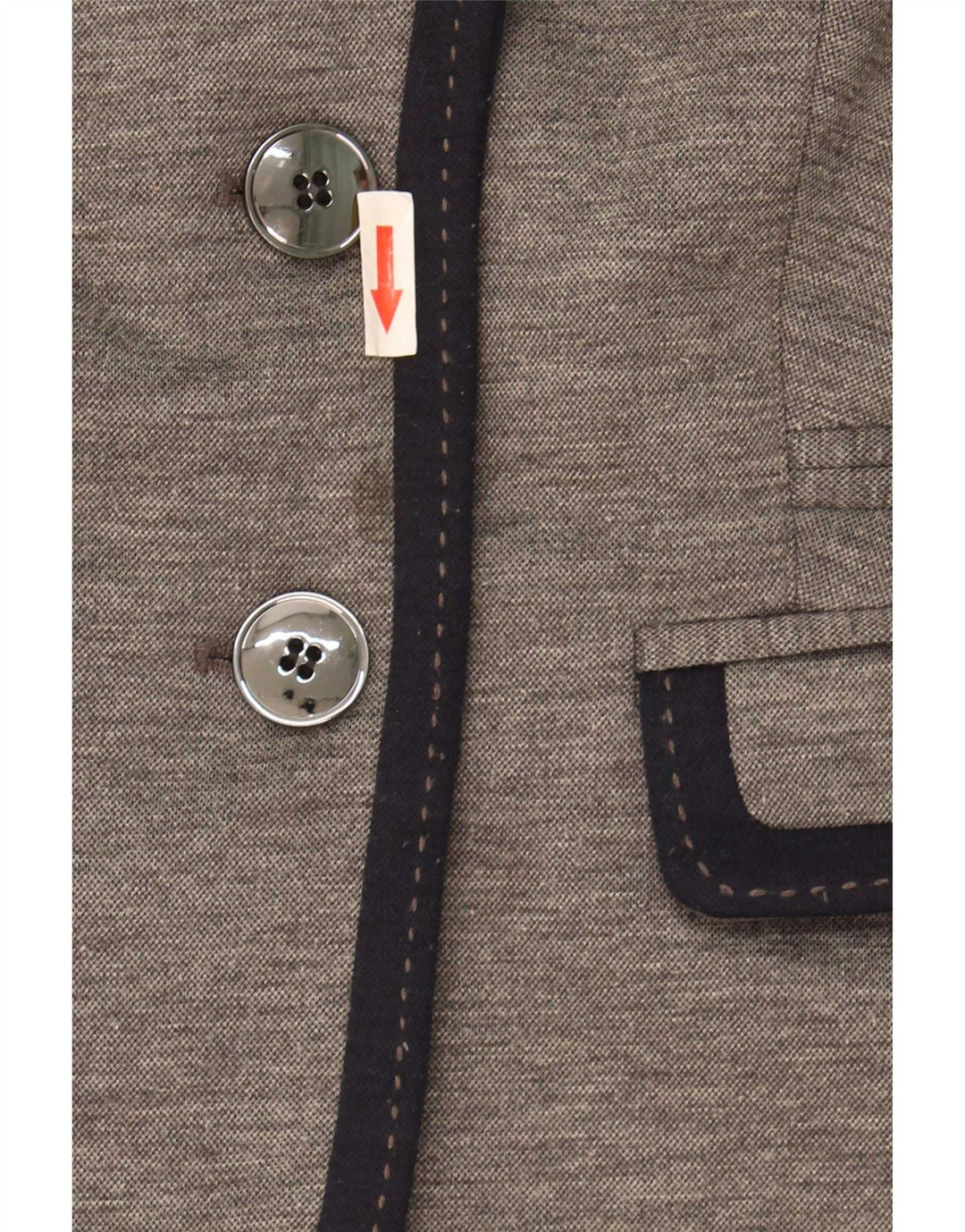 Marks & Spencer Chaqueta tipo blazer con 2 botones para mujer, talla 40, color gris medio