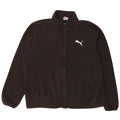 PUMA Chaqueta polar para hombre 2XL Poliéster negro