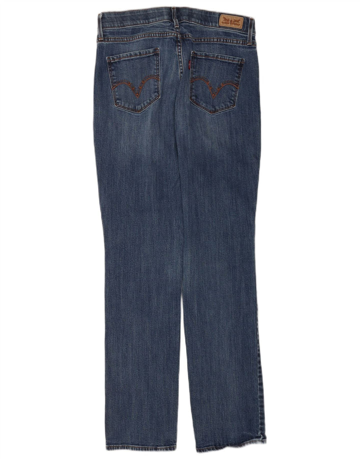 Levi's Jeans rectos 525 para mujer US 10 Large W30 L32 Azul