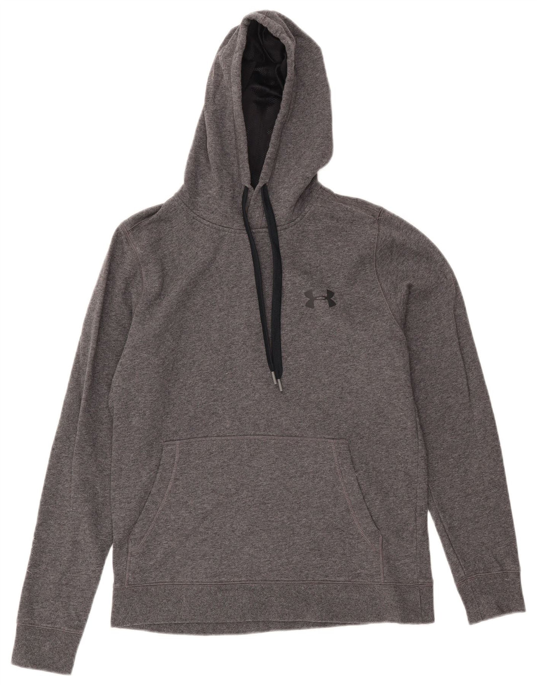 Under Armour Cold Gear Sudadera con capucha para hombre, jersey pequeño de algodón moteado en gris