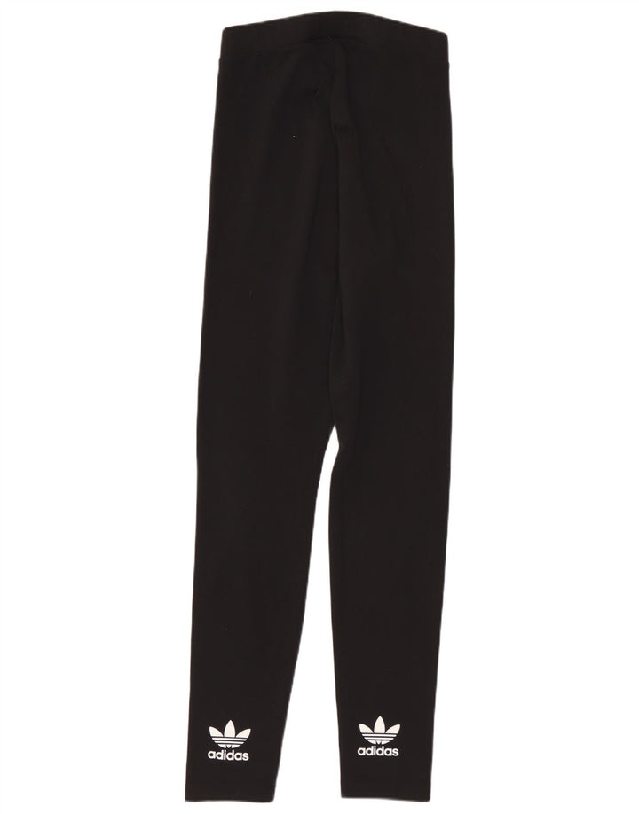 Adidas Leggings gráficos para mujer UK 8 Small Poliéster negro