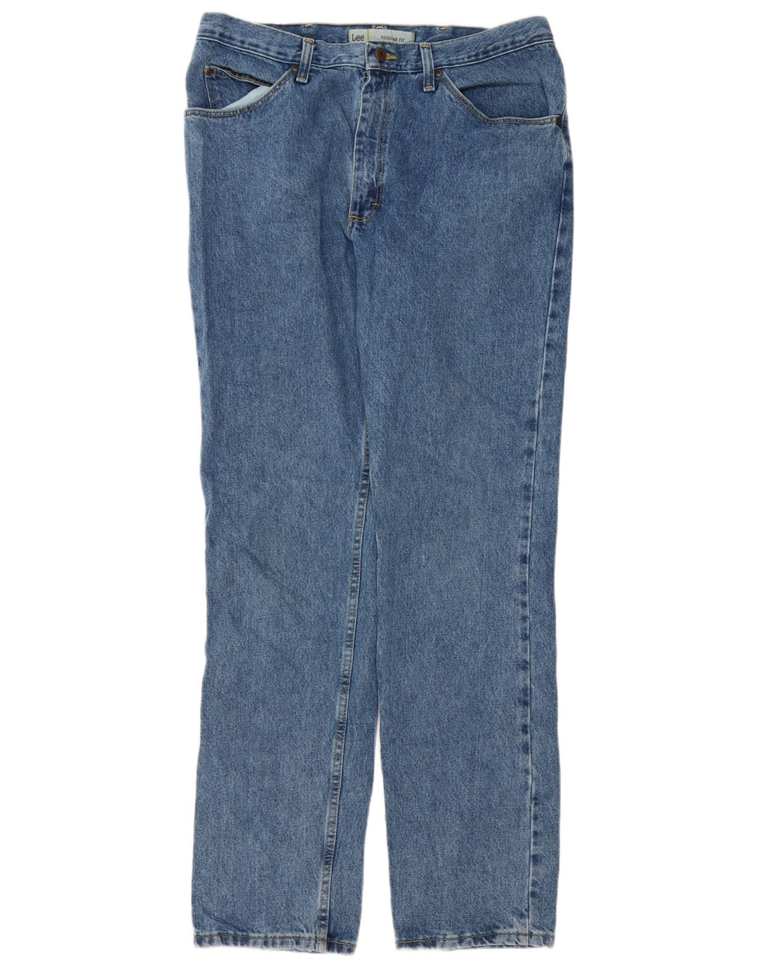 Vaqueros rectos de corte regular Lee para hombre W36 L34 Algodón azul