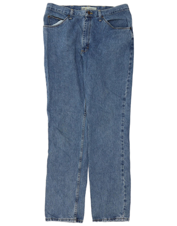 Vaqueros rectos de corte regular Lee para hombre W36 L34 Algodón azul