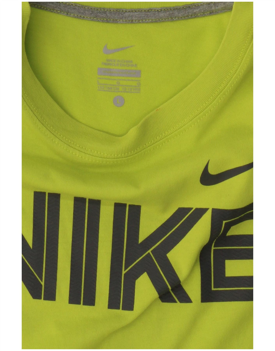 NIKE Camiseta sin mangas gráfica para niños 12-13 años Grande Verde