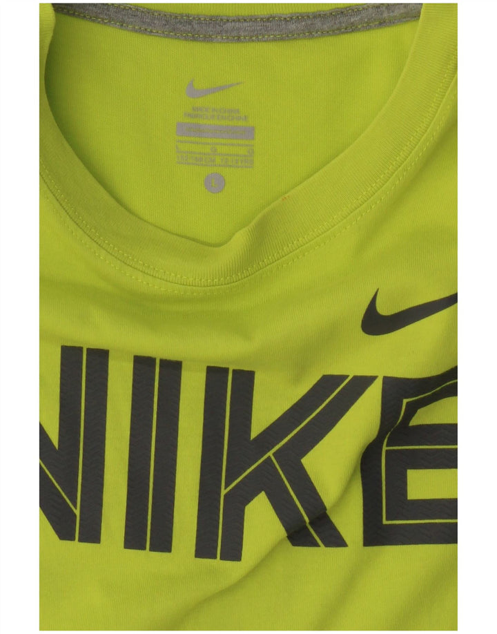 NIKE Camiseta sin mangas gráfica para niños 12-13 años Grande Verde