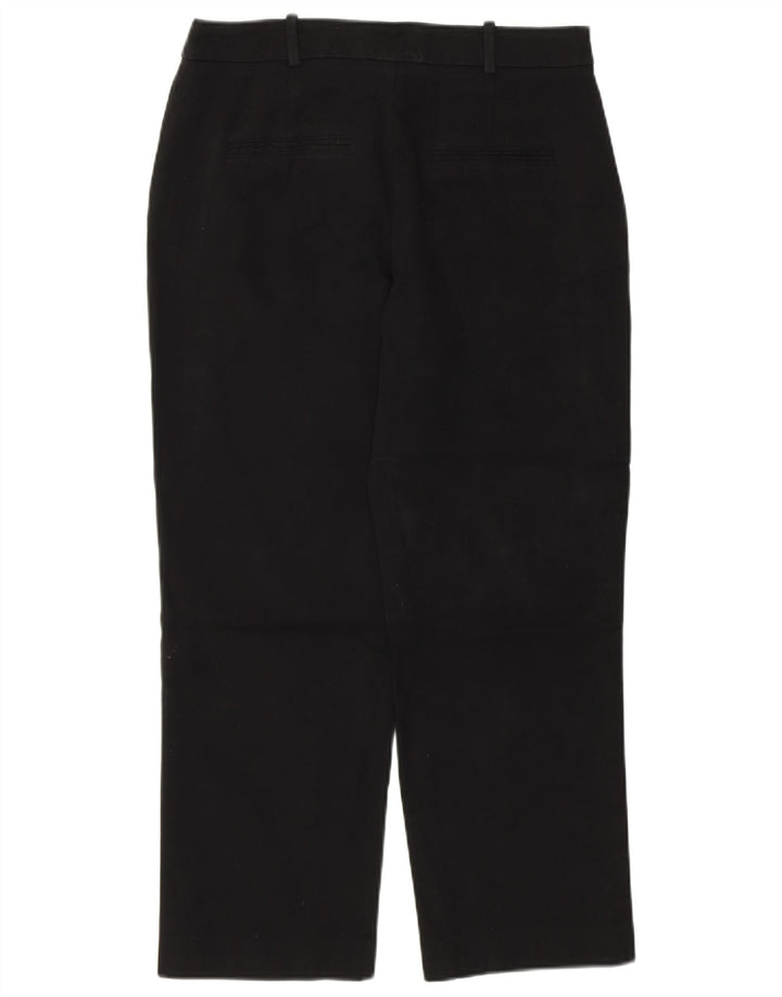 Zara Mujer Pantalones Cortos Rectos Medianos W28 L26 Algodón Negro