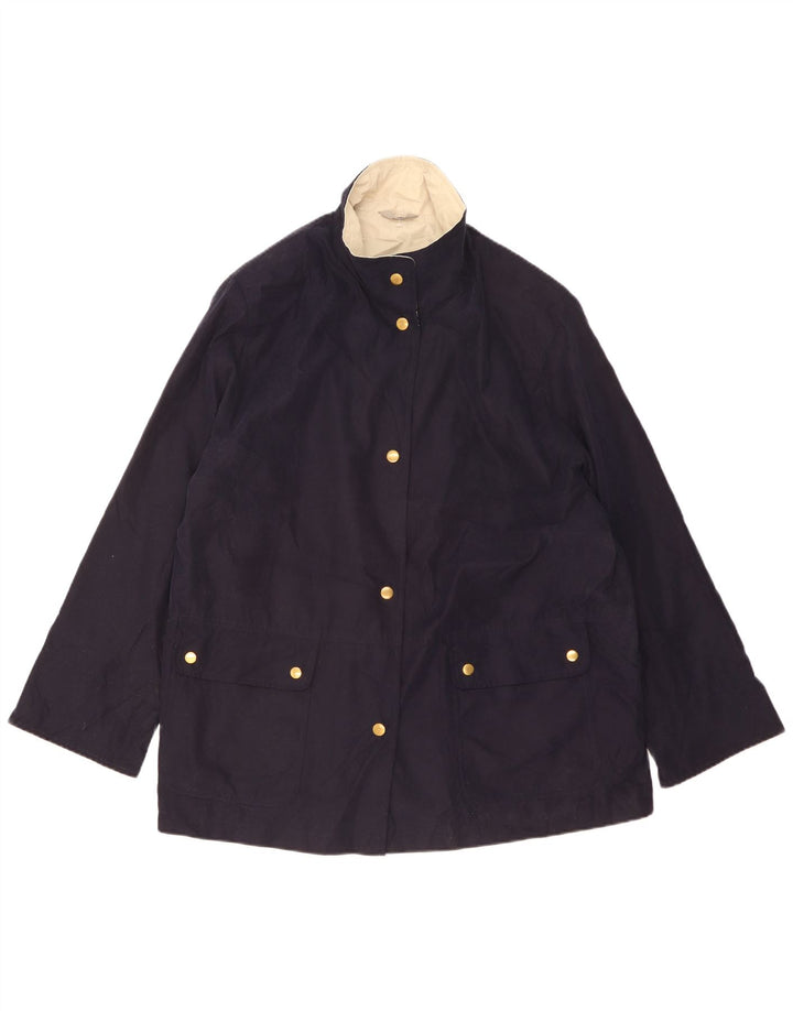 Marks & Spencer Chaqueta utilitaria para mujer UK 20 2XL Azul marino Poliéster