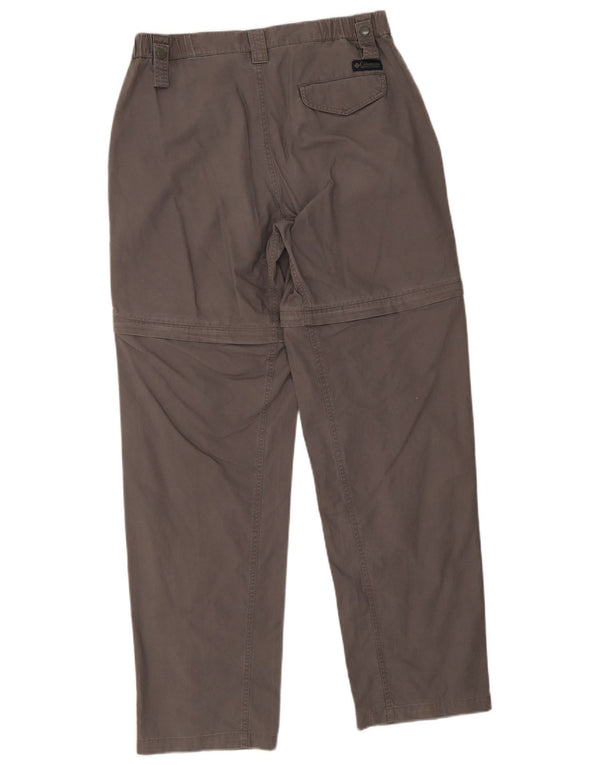 Columbia Pantalones cargo rectos para hombre W32 L34 Algodón gris