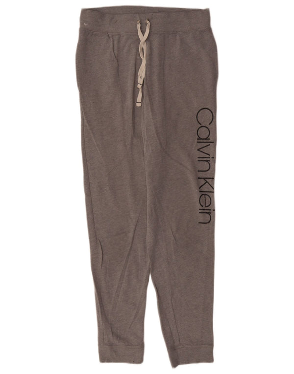 Calvin Klein Pantalones de chándal para mujer Joggers UK 12 Gris medio moteado