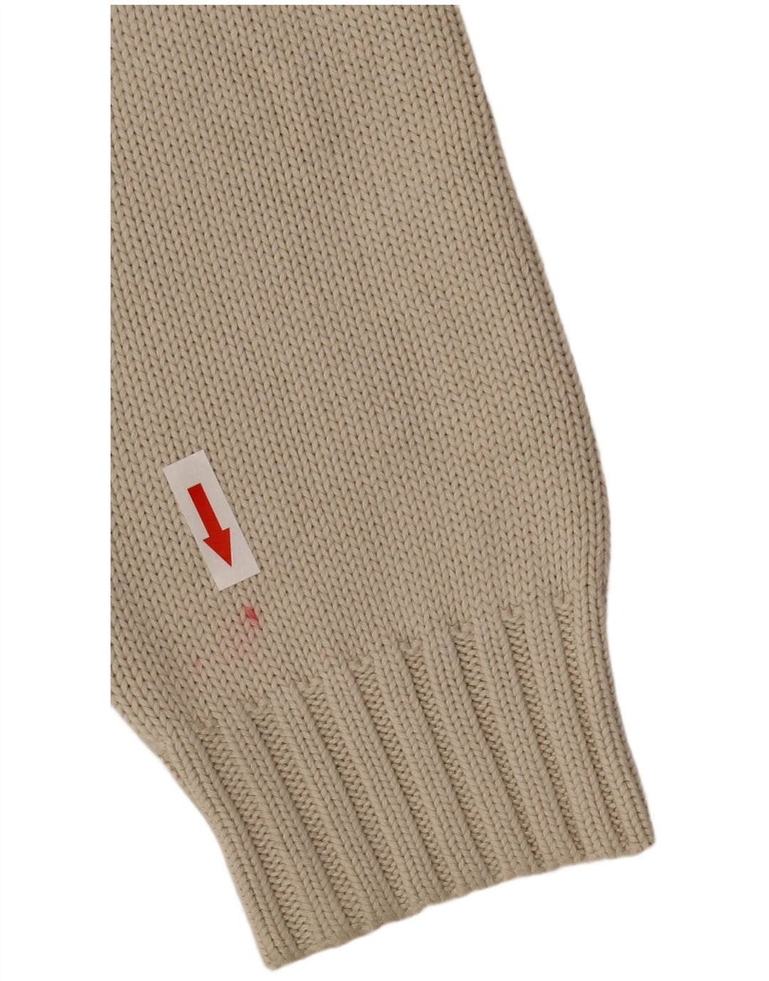 Zara Hombre Cárdigan Sueter Grande Blanco Roto