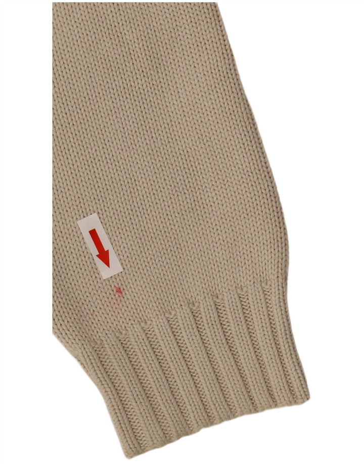 Zara Hombre Cárdigan Sueter Grande Blanco Roto