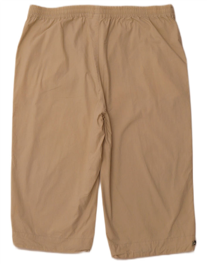 ELLESSE Bermudas deportivas para hombre, talla grande, algodón beige