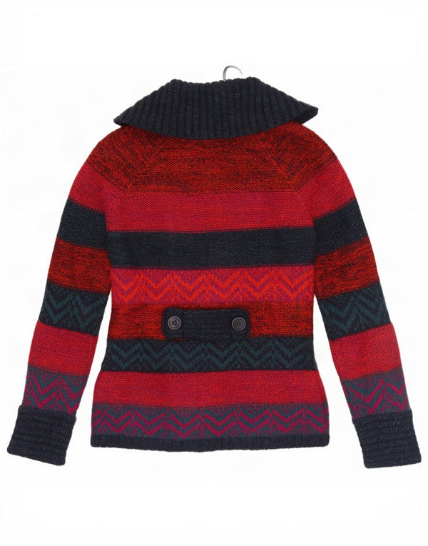Marks & Spencer Womens Per Una Cardigan Sweater UK 10 Small Multicoloured