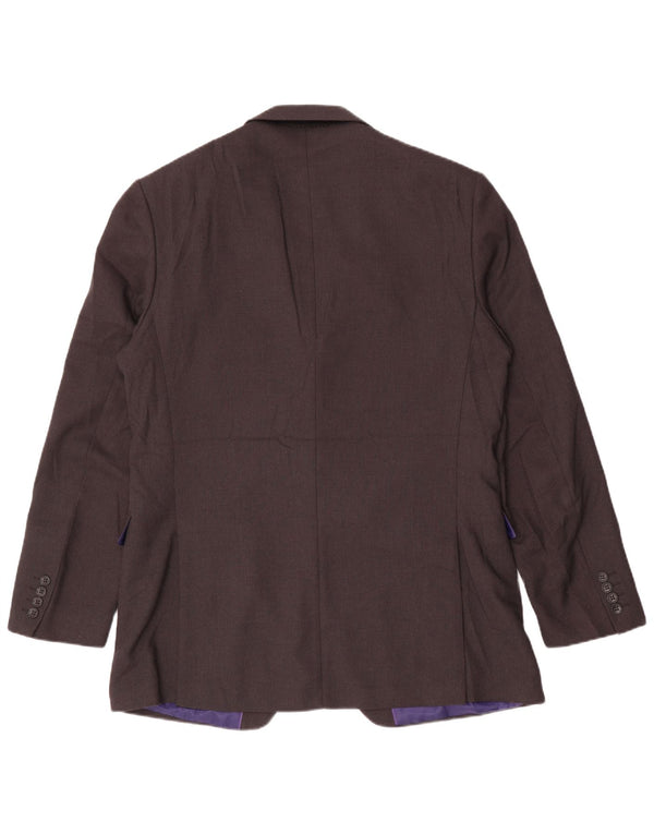 Marks & Spencer Chaqueta tipo blazer de 2 botones para hombre Reino Unido 42 Poliéster gris grande