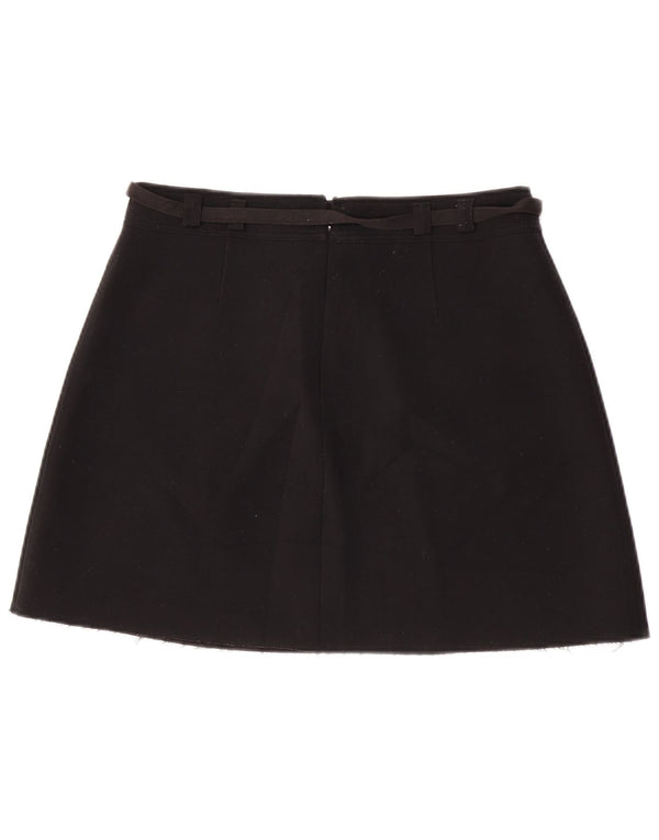 Marks & Spencer Minifalda para mujer UK 14 Large W30 Poliéster negro