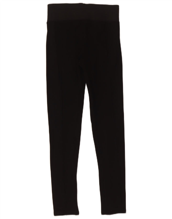 Zara Leggings Mujer UK 8 Small Viscosa Negra
