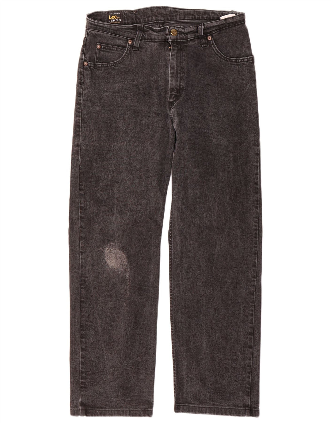 Vaqueros rectos Lee para hombre W30 L27 Algodón gris
