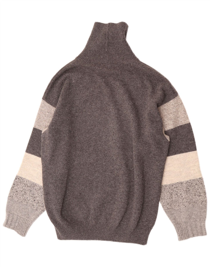 Iceberg Hombre Tom y Jerry Roll Neck Jumper Sweater Grande Gris Dibujos Animados