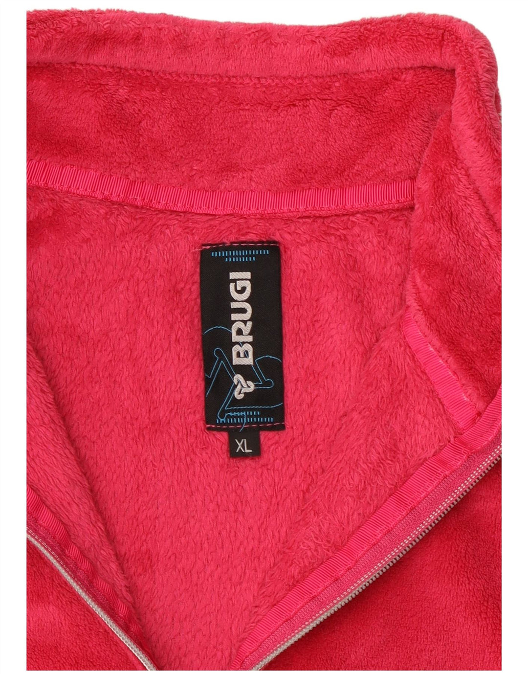 BRUGI Chaqueta polar para mujer ES 40 XL Poliéster rosa