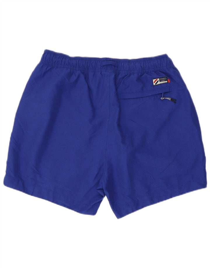 Superdry Bañador Hombre Small Azul Poliéster