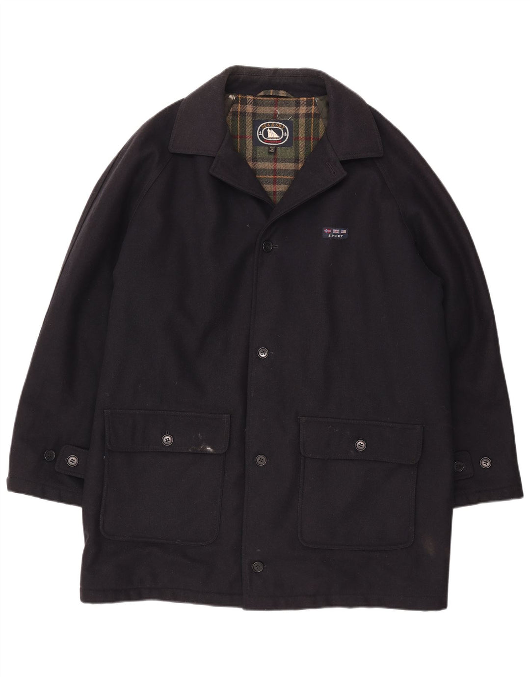 Abrigo para hombre Sea & Sky UK 42 XL Negro