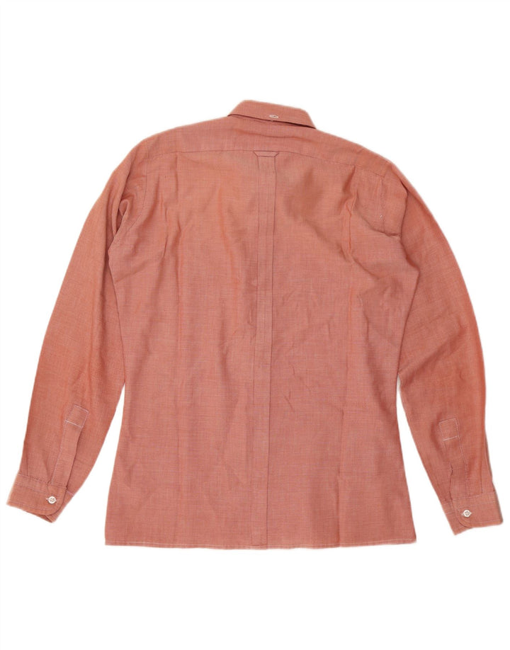 Camisa Ben Sherman para hombre talla 38 15 mediana roja