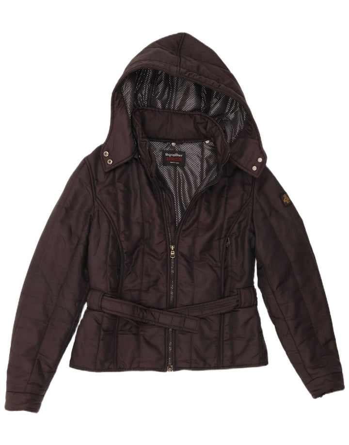 Refrigiwear Chaqueta cortavientos con capucha para mujer UK 46 Grande Poliamida negra