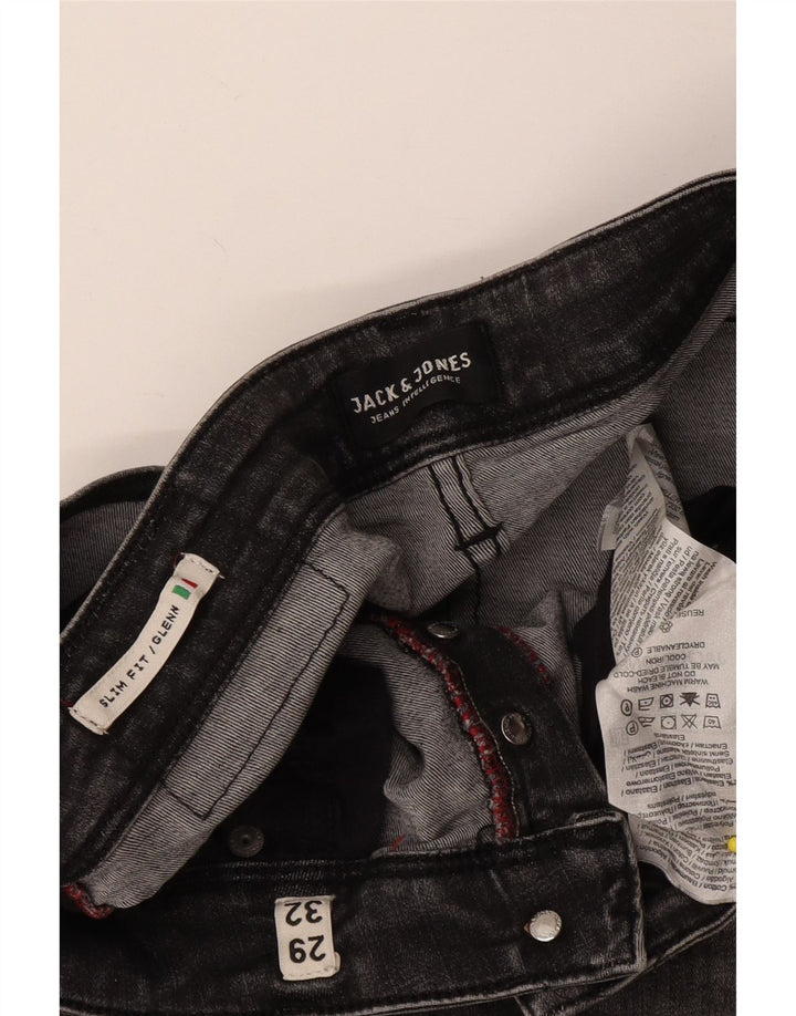 Jack & Jones Hombre GLENN Slim Jeans W29 L32 Algodón Gris