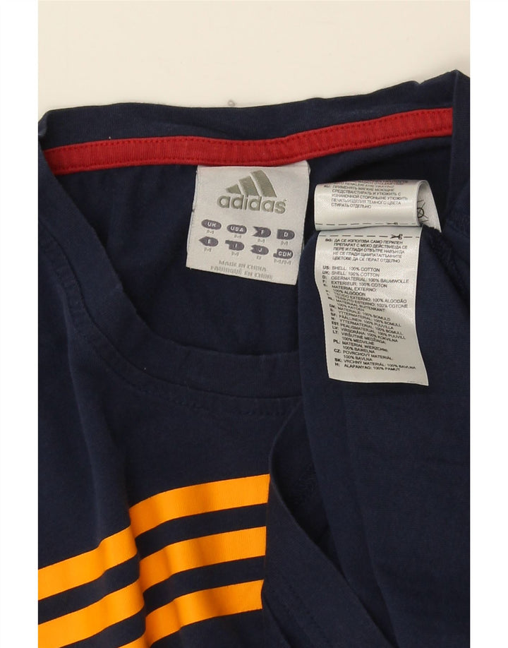 Camiseta Adidas Hombre Top Medium Azul Marino Algodón