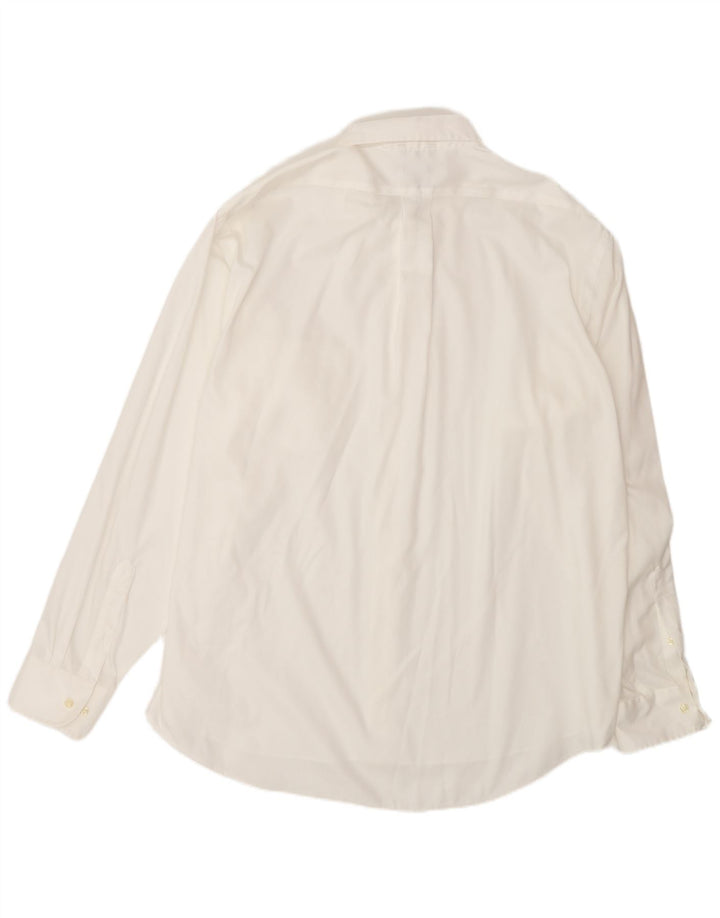 Chaps Camisa Hombre Talla 18 2XL Algodón Blanco