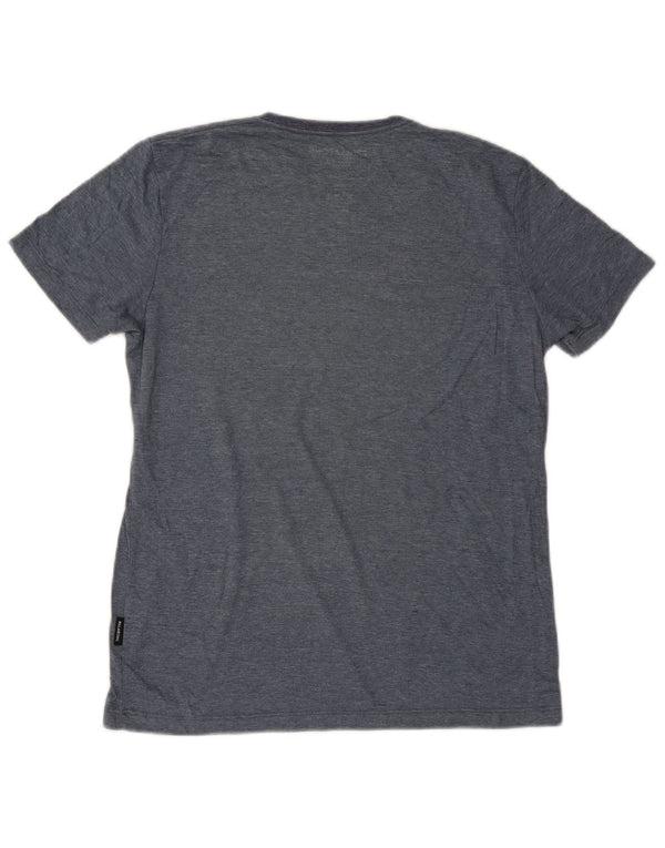 BILLABONG Camiseta con gráfico Slim Fit para Hombre Top Small Blue Cotton