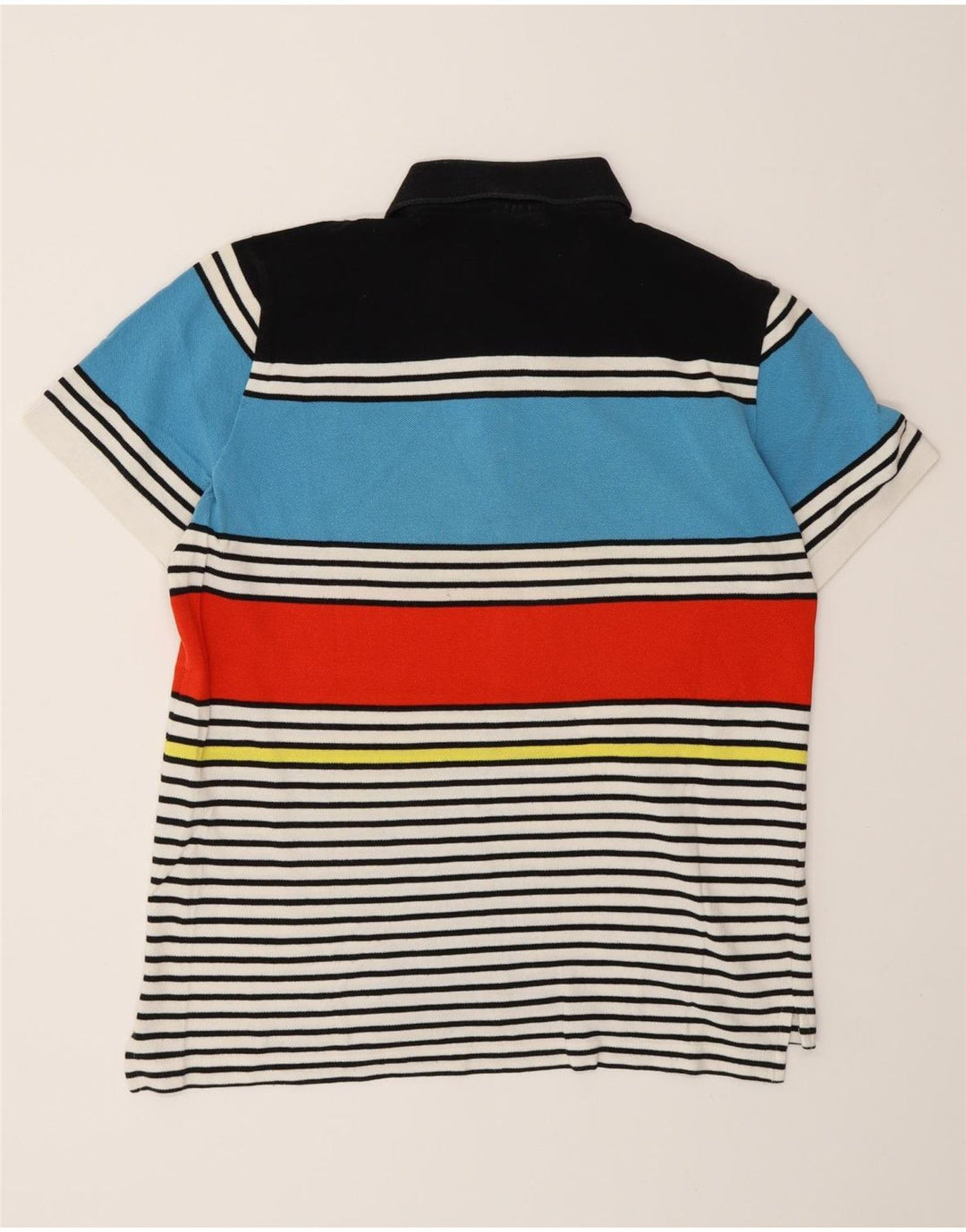 Polo Lacoste para hombre talla 5 grande algodón a rayas multicolor