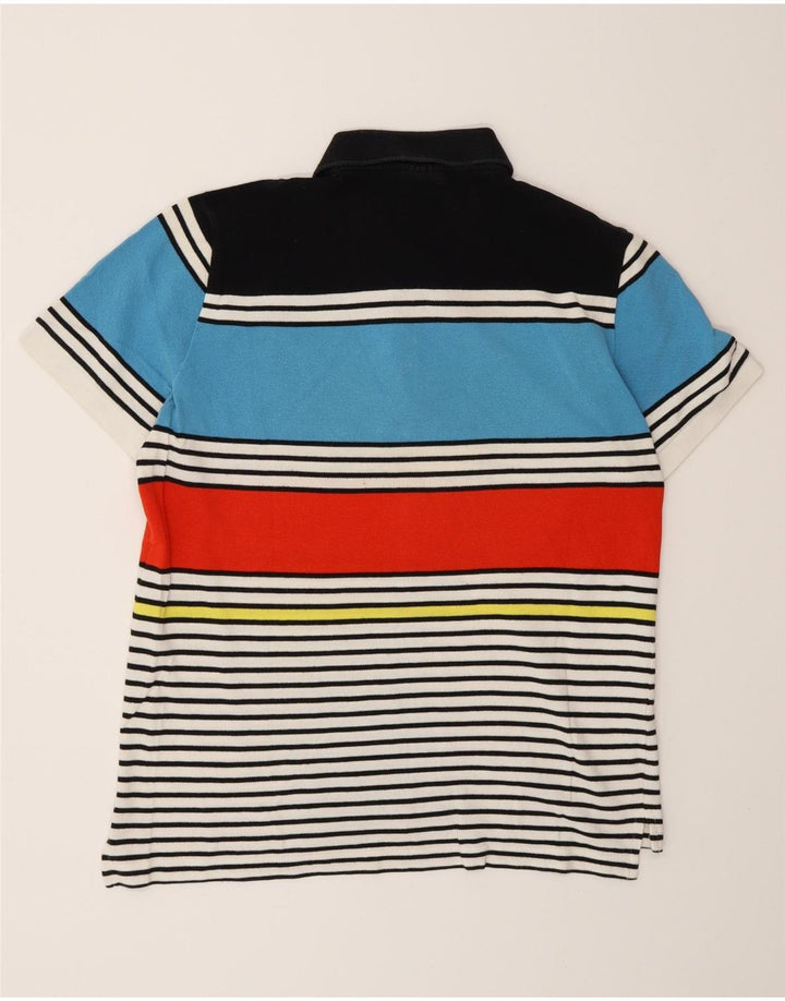 Polo Lacoste para hombre talla 5 grande algodón a rayas multicolor
