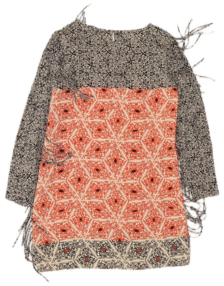 ZARA Vestido tubo extragrande para mujer UK 40 Small Multicolor