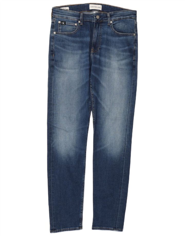 Calvin Klein Jeans Slim Tapered para Hombre W32 L32 Algodón Azul