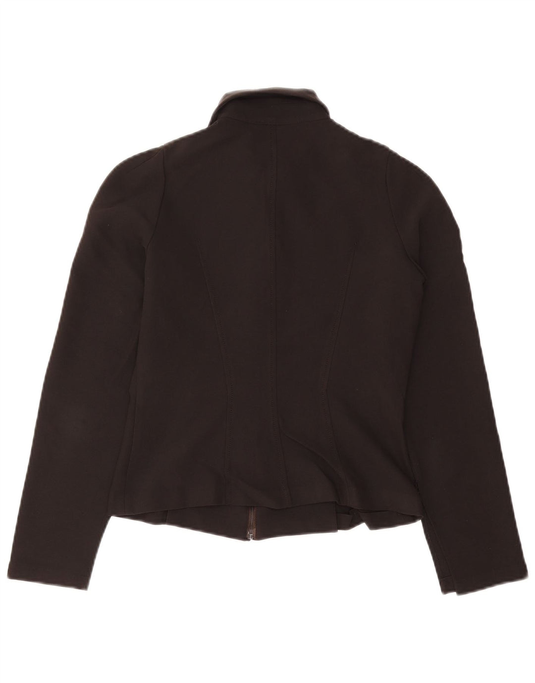 Gianfranco Ferre Chaqueta Bomber Corta para Mujer UK 10 Small Black