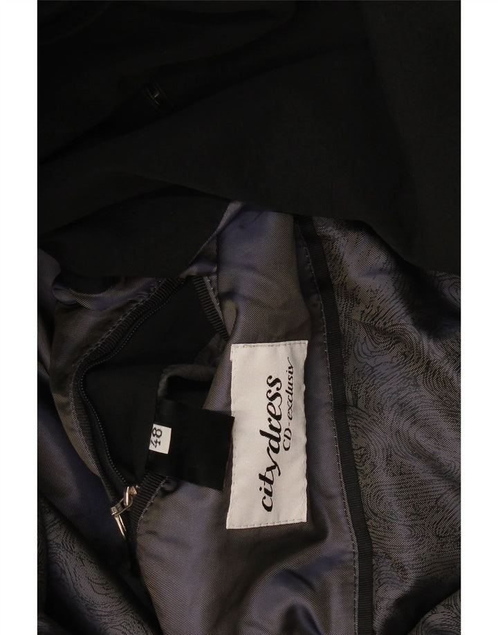 Gabardina vintage para hombre IT 48 Medio Negro
