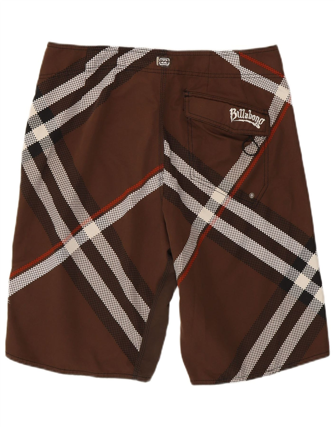 Bañador Billabong Hombre Graphic Bañador Grande Marrón A Cuadros Poliéster