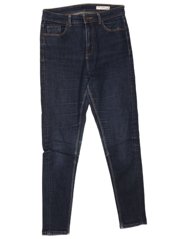 Marks & Spencer Vaqueros pitillo para mujer UK 10 Small W28 L27 Azul marino