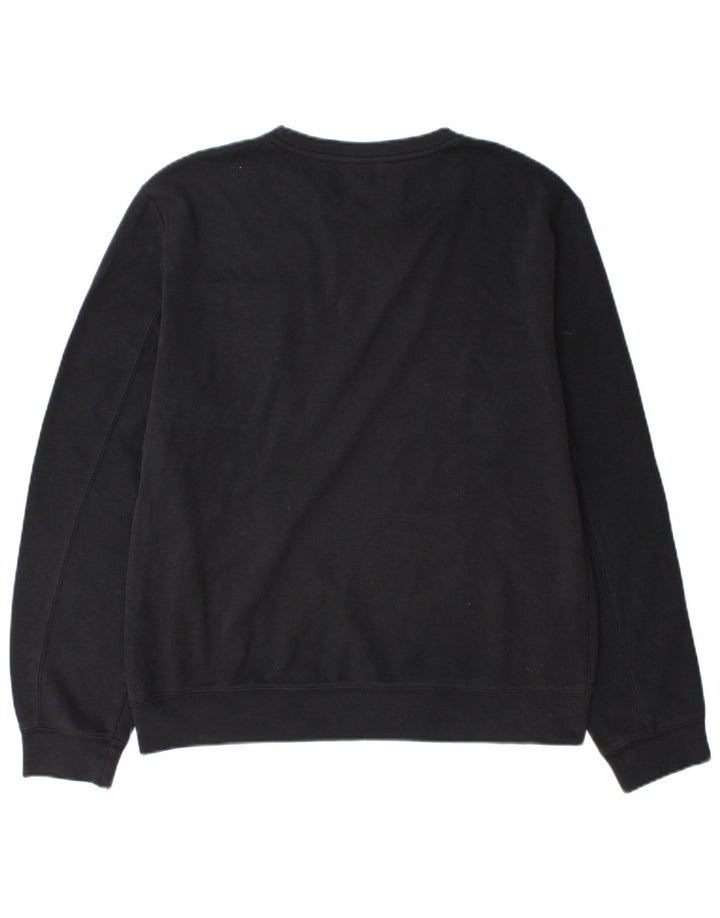 Zara Hombre Sudadera Gráfica Jumper Medium Negro Poliéster