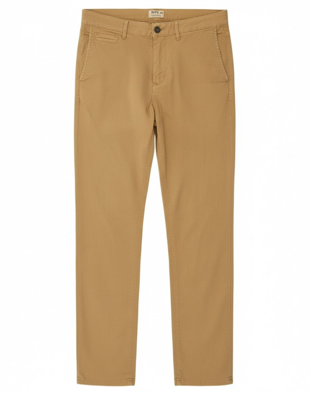 Pantalones chinos ajustados para hombre Rifle W32 L32 Algodón beige