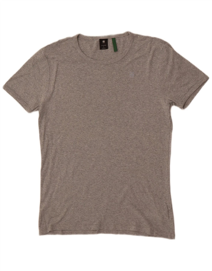 G-Star Hombre Camiseta Top Grande De Algodón Moteado Gris