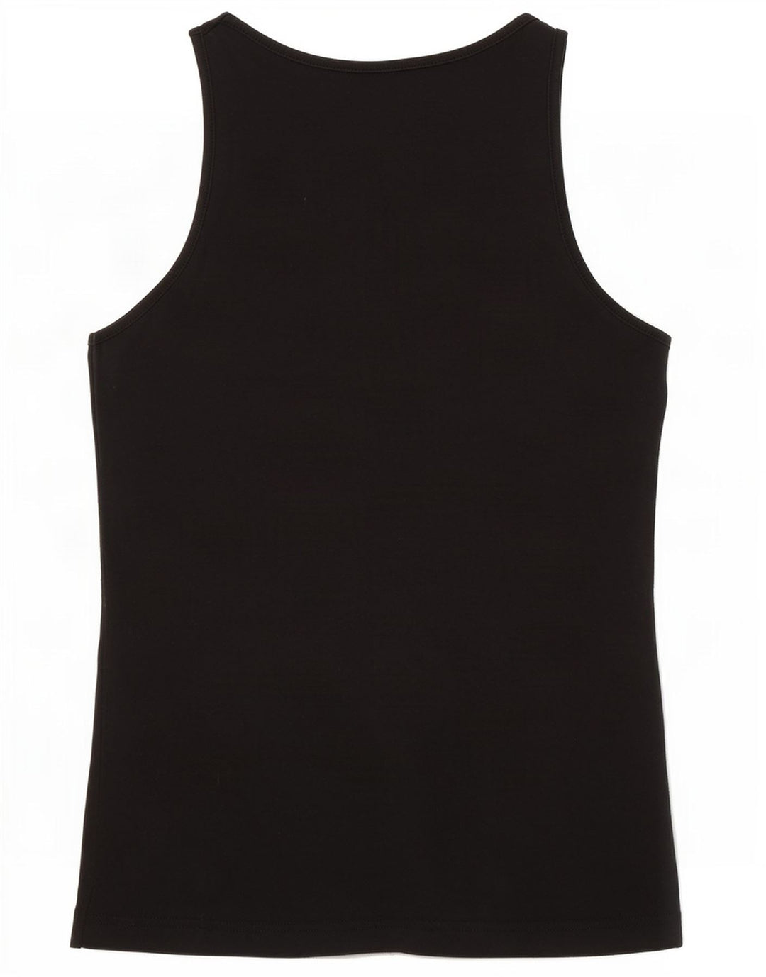 Dack's Camiseta sin mangas para mujer UK 44 Grande Algodón negro