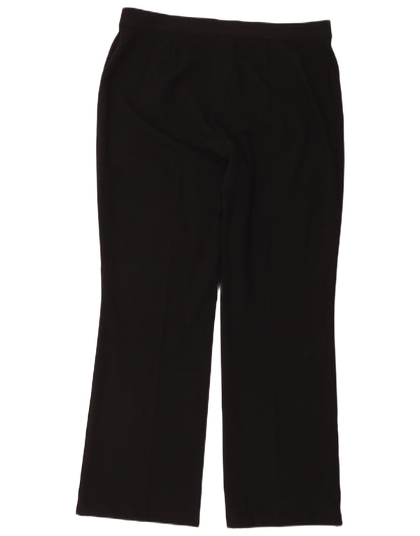 Marks & Spencer Pantalones casuales con corte de bota para mujer UK 18 XL W38 L31 Negro