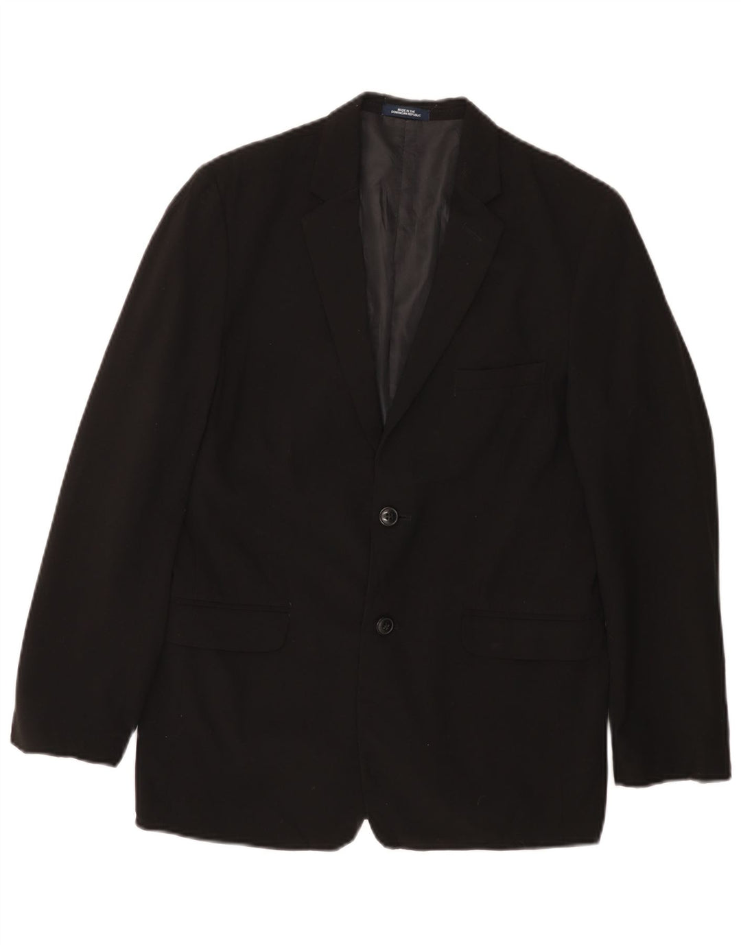 Chaqueta VINTAGE Chico 2 Botones Blazer 15-16 Años Poliéster Negro